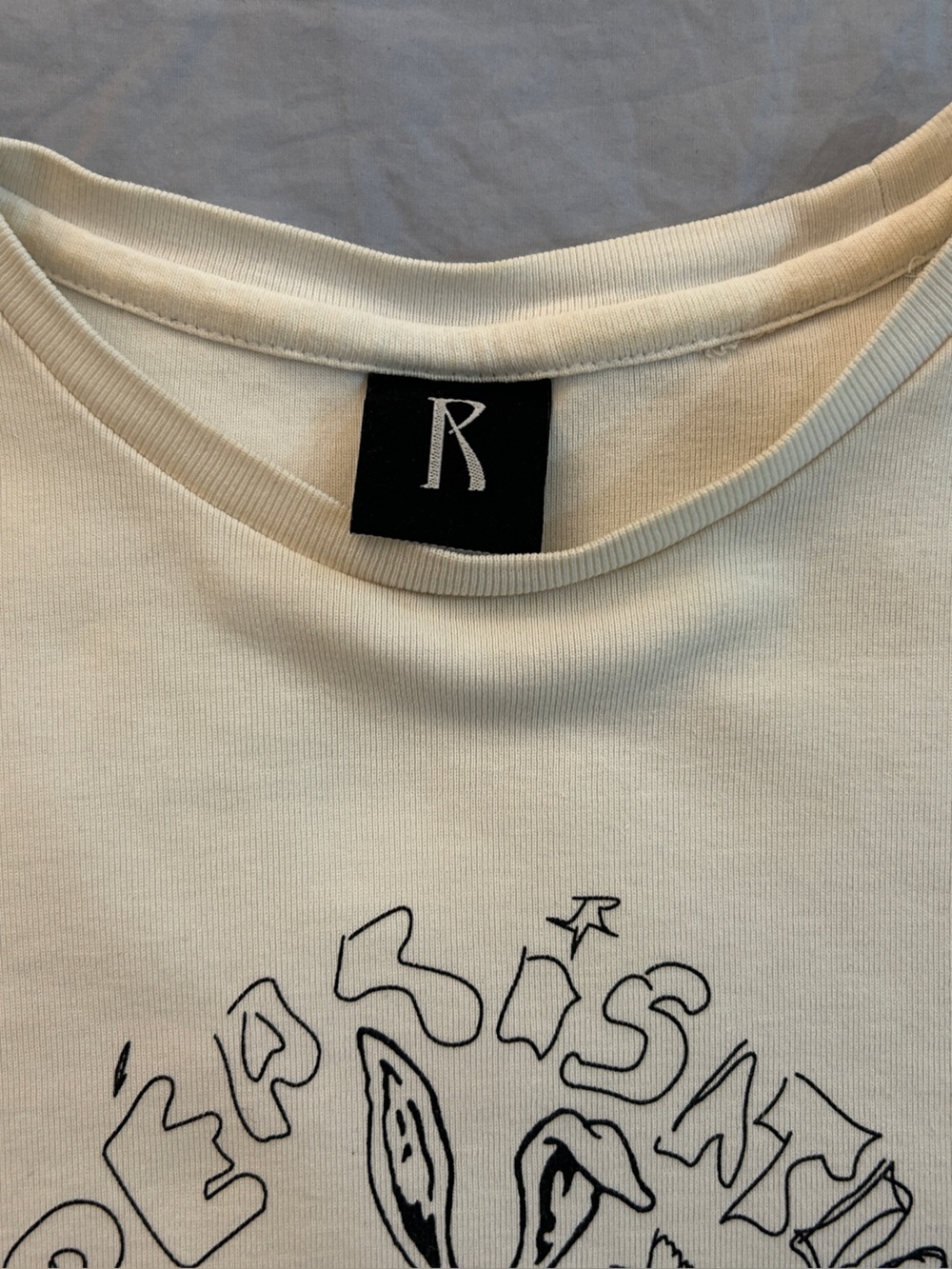 Re/Done x Realisation Par Rabbit Heart Tee - Picture 6 of 6